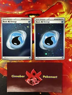 x2 Water Energy - SVE 003 Scarlet & Violet 151 Cosmic Holo Pokemon - NM/MINT - Image 1