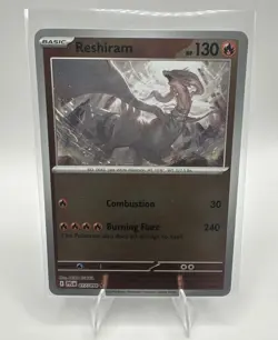 Reshiram Holo 17/94 Pokemon ME: Phantasmal Flames NM Pack Fresh - Image 1