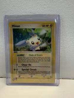 Minun Pokemon EX Dragon 7/97 - 2003 Cosmos Holo Rare E SERIES - LP/NM - Image 1