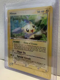 Minun Pokemon EX Dragon 7/97 - 2003 Cosmos Holo Rare E SERIES - LP/NM - Image 3