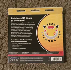 Pokemon TCG 30th Anniversary Pokemon Day 2026 Collection Box New Factory Sealed - Image 4