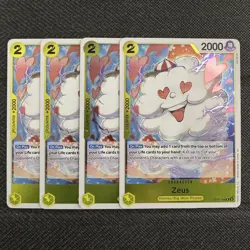 4X Zeus | OP11-106 NM | Rare | One Piece TCG Playset - Image 1