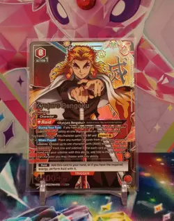 Union Arena Kyojuro Rengoku Demon Slayer SR 2 Star Parallel - Image 1