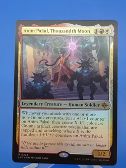 MTG Foil Anim Pakal, Thousandth Moon NM Lost Caverns Of Ixalan Magic Card - Image 1