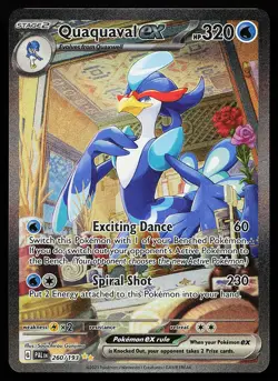 Quaquaval ex 260/193 Special Illustration Rare Paldea Evolved Pokemon Card - Image 1