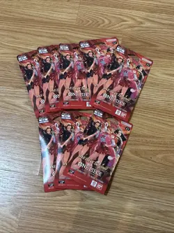 One Piece Card Game EB-03 Heroines Sleeved Booster Pack - Lot of 8 Sealed 🔥 - Image 1
