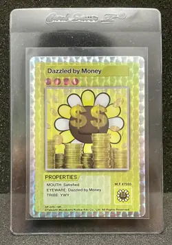 Murakami 108 Flowers Dazzled By Money SP-070 SR Super Rare English Takashi Card - Image 1