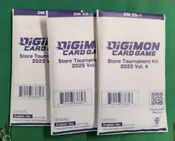 Digimon Card Game Store Tournament Kit 2025 Vol. 4 X 3 Sealed Free Shipping - Image 1