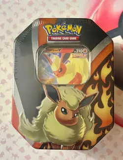 Pokemon Evolving Skies Eeveelution Tin Set – Flareon/Vaporeon/Jolteon - Sealed - Image 4