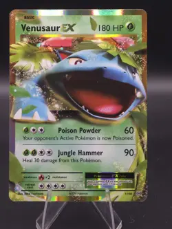 Pokemon Venusaur EX Ultra Rare Holo Evolutions 1/108 180 HP 2016 - Image 1