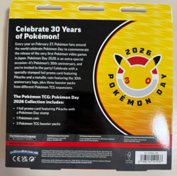 Pokemon TCG: Pokemon Day 2026 Collection 10 ON HAND Brand New Sealed In BOX - Image 2