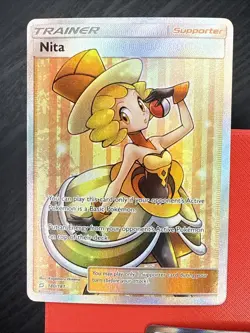 Pokemon TCG 3 Card Lot Trainer Supporter Full Art Holo KOR Nita Lady Sonia RARE! - Image 2