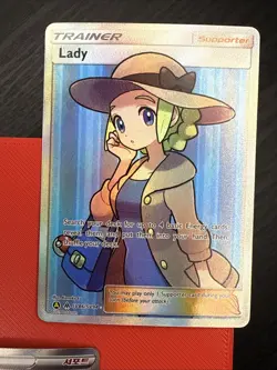 Pokemon TCG 3 Card Lot Trainer Supporter Full Art Holo KOR Nita Lady Sonia RARE! - Image 3
