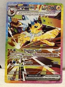 Pokemon Jolteon ex 153/131 Sv: Prismatic Evolutions Holo Special Illustration R… - Image 1