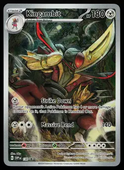 Kingambit 130 Holo Illustration Rare Scarlet & Violet Promo Pokemon Card - Image 1