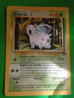 Carte Pokemon Nidoran 57/64 1999 Wizards - Image 1