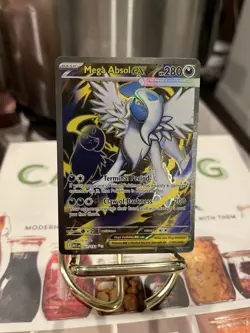 Pokemon Mega Absol EX 161/132 ME01 Holo Ultra Rare Mega Evolution - Image 1