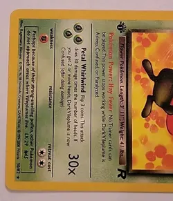 Pokemon TCG Dark Vileplume 30/82 Team Rocket Regular 1st Edition - Image 4