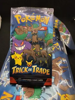 Opened 2024 Pokemon TCG Trick or Trade Booster Bundle - 54 PACKS - Image 1