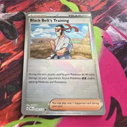 Pokemon Black Belt's Training 099/131 Sv: Prismatic Evolutions Pokeball Pattern - Image 1
