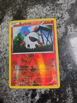 Larvesta 12/101 Plasma Blast Reverse Holo Pokemon TCG NM - Image 2
