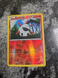 Larvesta 12/101 Plasma Blast Reverse Holo Pokemon TCG NM - Image 3