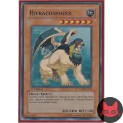 Yugioh Hieracosphinx TLM-EN012 Super Rare 1st Edition NM - Image 1