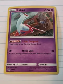 Latias - SM87 - Pokemon Sun & Moon Promo Holo Rare Card NM - Image 2