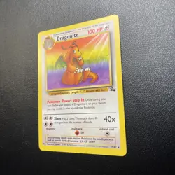 Dragonite Pokemon TCG Fossil Set Card 19/62 Non Holo - Image 3