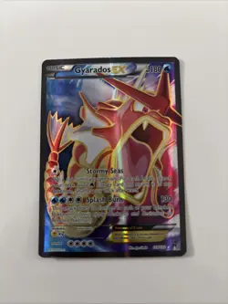 Pokemon Gyarados EX TCG Full Art Holo Ultra Rare Card 114/122 MP - Image 1