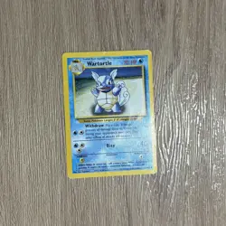 Pokemon Wartortle Trading Card # 42/102 Collectible Card - Image 1