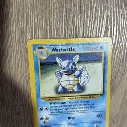 Pokemon Wartortle Trading Card # 42/102 Collectible Card - Image 3
