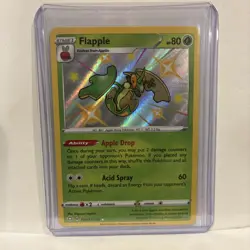 Flapple SHINY SV013/SV122 Shining Fates NM Holo Foil Rare Pokemon Card - Image 1