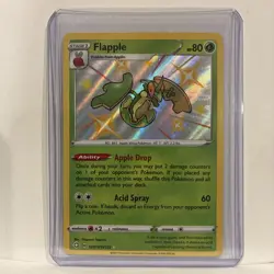 Flapple SHINY SV013/SV122 Shining Fates NM Holo Foil Rare Pokemon Card - Image 2