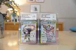 Pokemon TCG | Umbreon 176 Espeon 175 Ace 10/9 | Prismatic Evolutions Promo Cards - Image 1