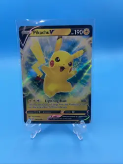 Pikachu V SWSH198 SWSH: Sword & Shield Promo Cards Holo - Image 1