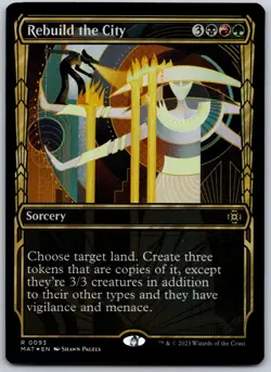 Rebuild the City (Showcase) Foil R March of the Machine: The Aftermath 93 NM - Image 1
