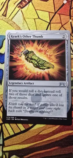 Krark's Other Thumb Unsanctioned Regular Legendary Artifact Uncommon MTG NM - Image 1