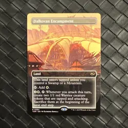 MTG Dalkovan Encampment - Borderless, NM-Mint, English Tarkir: Dragonstorm - Image 1