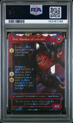 PSA 10 Magic MTG Clive, Ifrit's Dominant #0530 Surge Foil GEM MINT Final Fantasy - Image 3