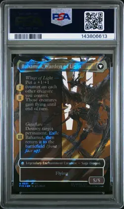 PSA 10 MTG Final Fantasy DION, BAHAMUT’S DOMINANT * Character Surge Foil * 0521 - Image 3