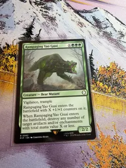 1x Rampaging Yao Guai NM Eng MTG - Fallout - Image 1