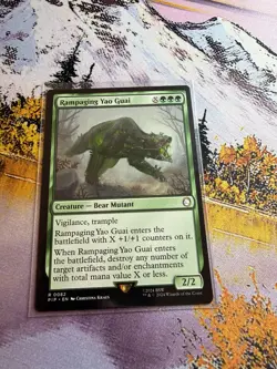 1x Rampaging Yao Guai NM Eng MTG - Fallout - Image 2