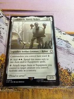 Codsworth, Handy Helper - Universes Beyond: Fallout - MTG Magic - NM - Rare - Image 2