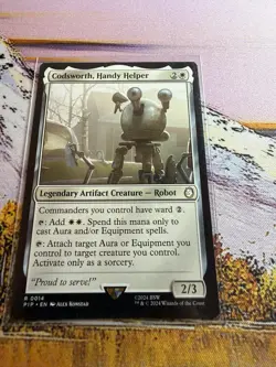 Codsworth, Handy Helper - Universes Beyond: Fallout - MTG Magic - NM - Rare - Image 3