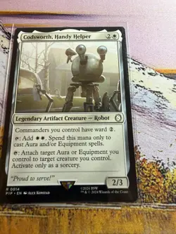 Codsworth, Handy Helper - Universes Beyond: Fallout - MTG Magic - NM - Rare - Image 5
