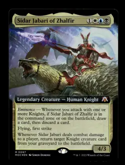 Sidar Jabari of Zhalfir (Extended Art) 97 Foil M Commander: March of the Machine - Image 1