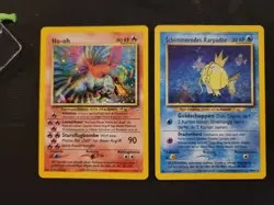 Schimmerndes Karpador & HO-OH Holo Neo Revelation German Pokemon - Image 2