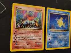 Schimmerndes Karpador & HO-OH Holo Neo Revelation German Pokemon - Image 3