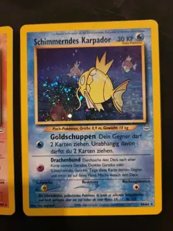 Schimmerndes Karpador & HO-OH Holo Neo Revelation German Pokemon - Image 4